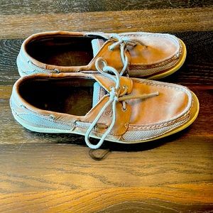 Sperry Men's Authentic Original 2-Eye Seersucker Boat Shoe